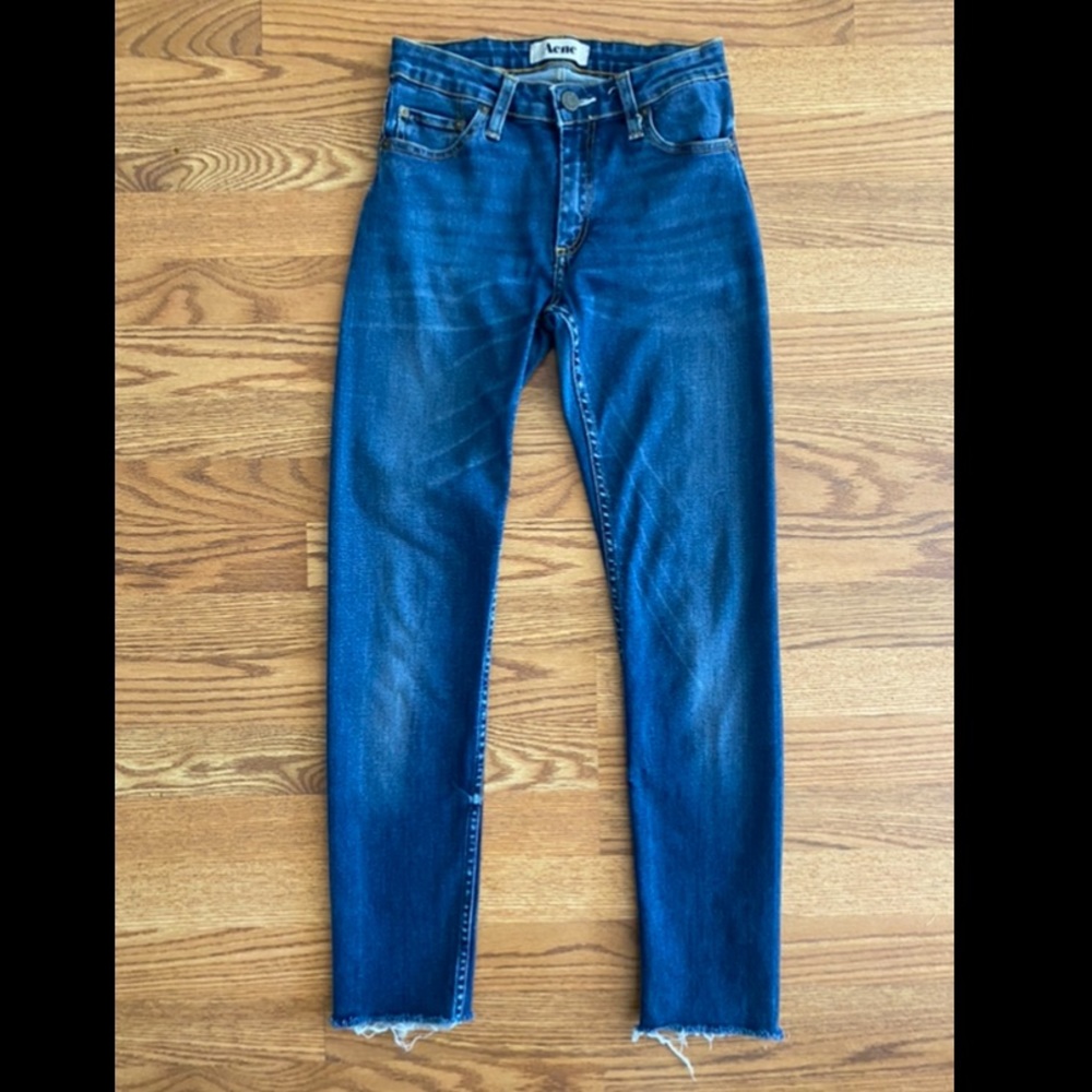 ACNE Jeans Ankle Length Cropped Jeans Size 26